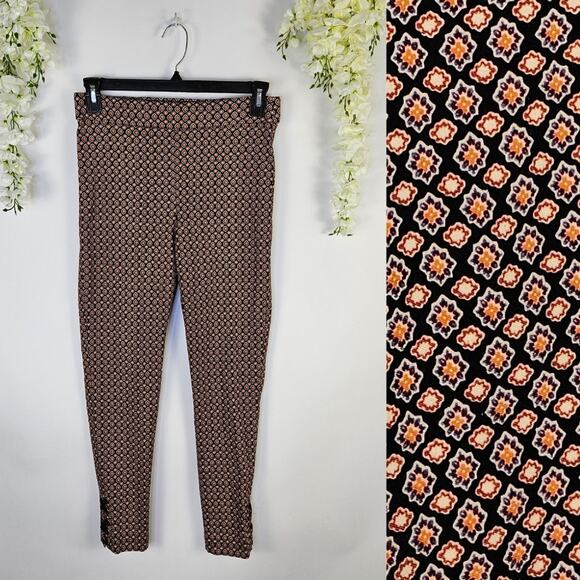 Skye's the Limit Pants - SKYE’S THE LIMIT Slim Fit Ankle Dress Pants Size 10 Boho Floral Office Wear Art